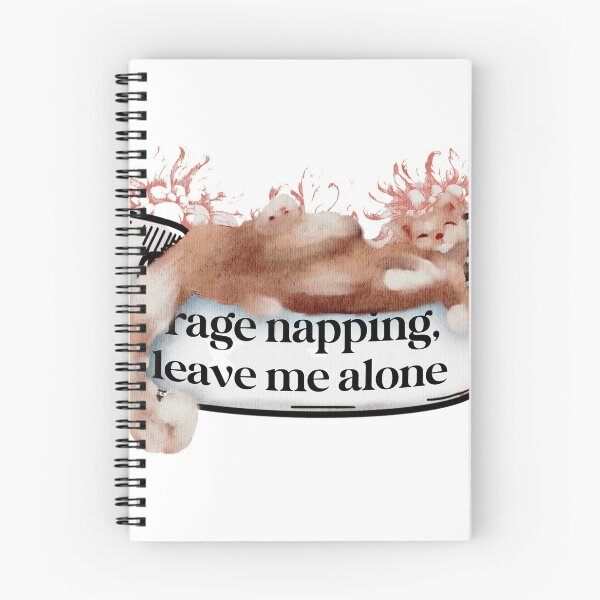 Item preview, Rage Napping Leave Me Alone Cute Cat Napping designed and sold by Monica Laipple.