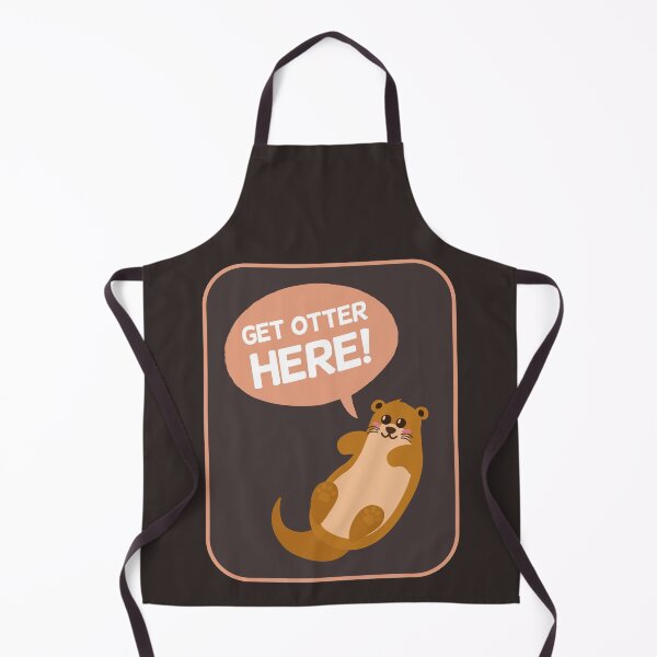 Item preview, Get Otter Here | Funny Gift Ideas | Pet Puns Jokes designed and sold by Fluffy-Vectors.