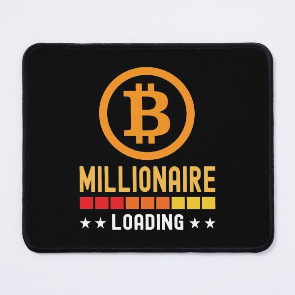 Item preview, Bitcoin Crypto, Millionaire Loading, Cryptocurrency, designed and sold by Cafecreative.