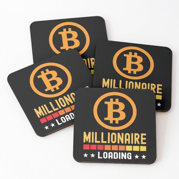 Item preview, Bitcoin Crypto, Millionaire Loading, Cryptocurrency, designed and sold by Cafecreative.