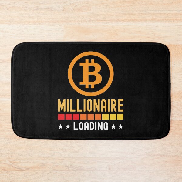 Item preview, Bitcoin Crypto, Millionaire Loading, Cryptocurrency, designed and sold by Cafecreative.