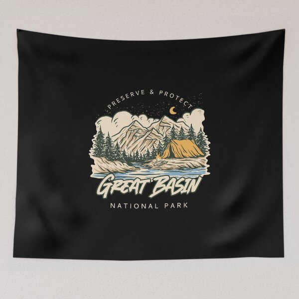 Item preview, Great Basin Nevada National Park - Sepia Tone Illustration designed and sold by Rad-State.