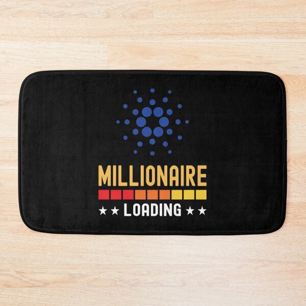 Item preview, Cardano Crypto, Millionaire Loading, Cryptocurrency, designed and sold by Cafecreative.