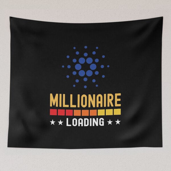 Item preview, Cardano Crypto, Millionaire Loading, Cryptocurrency, designed and sold by Cafecreative.