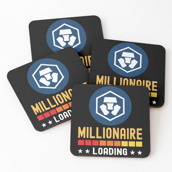 Item preview, Cryptocom Crypto, Millionaire Loading, Cryptocurrency, designed and sold by Cafecreative.