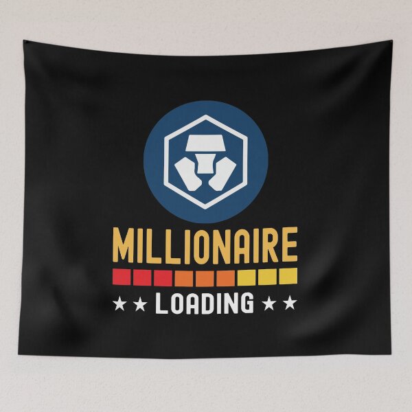 Item preview, Cryptocom Crypto, Millionaire Loading, Cryptocurrency, designed and sold by Cafecreative.