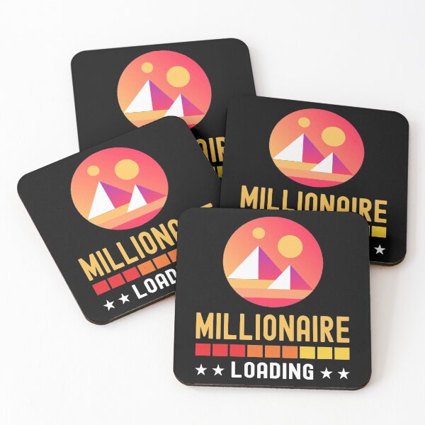 Item preview, Decentraland Crypto, Millionaire Loading, Cryptocurrency, designed and sold by Cafecreative.