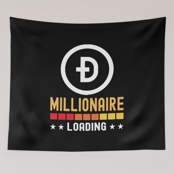 Item preview, Dogecoin Crypto, Millionaire Loading, Cryptocurrency, designed and sold by Cafecreative.
