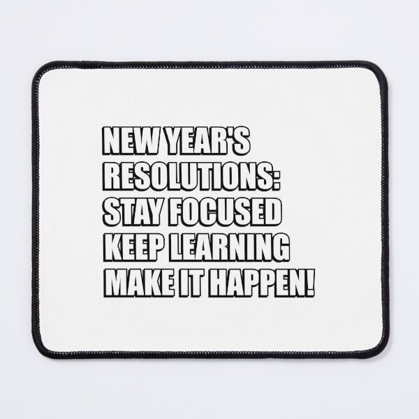 Item preview, New year resolutions - make it happen designed and sold by Inspirationmotivation.