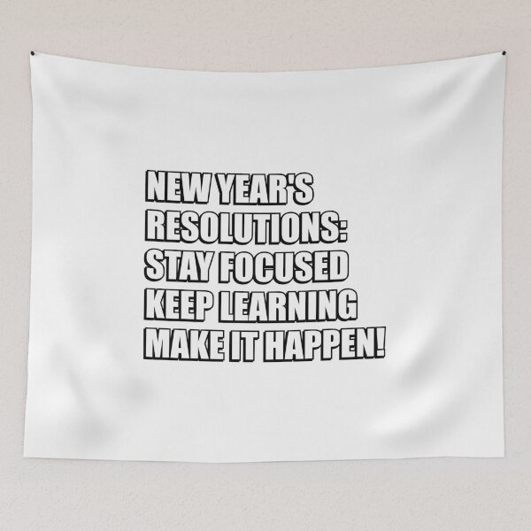 Item preview, New year resolutions - make it happen designed and sold by Inspirationmotivation.