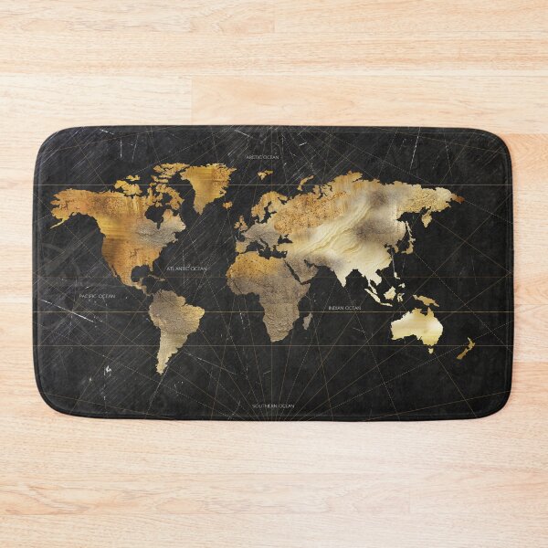 Item preview, World map poster print designed and sold by Arctic frame studio.