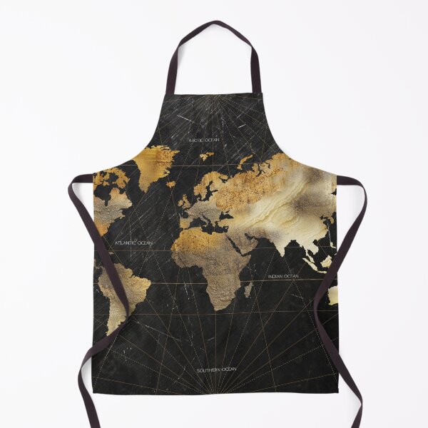 Item preview, World map poster print designed and sold by Arctic frame studio.