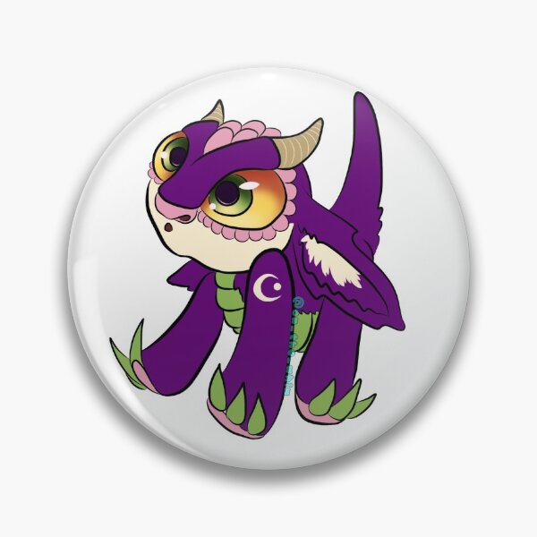 Item preview, Bebé dragón morado designed and sold by OnTheWhimStudio.