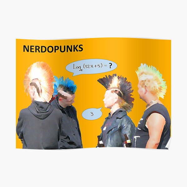 Nerdopunks horizontal Poster