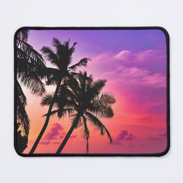 Item preview, Beautiful Tropical Pink Palm Tree Sunset  designed and sold by newburyboutique.