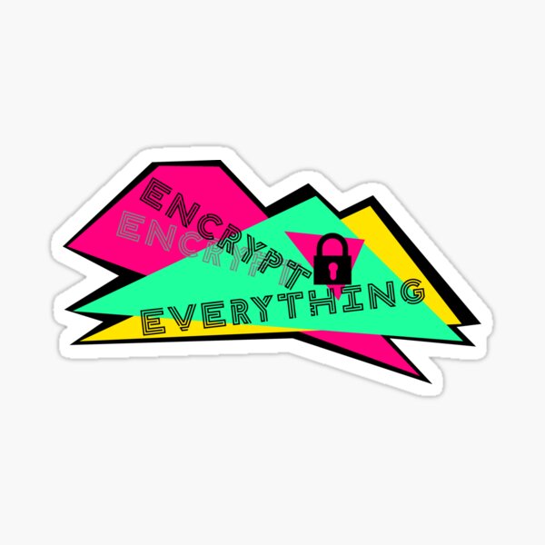Item preview, Encrypt Everything designed and sold by screenhugger.