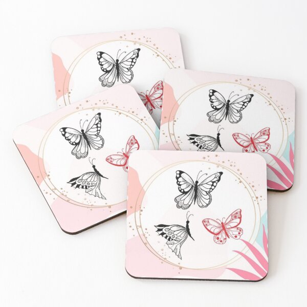Item preview, Art butterflies in light pattern designed and sold by SKMAXX.