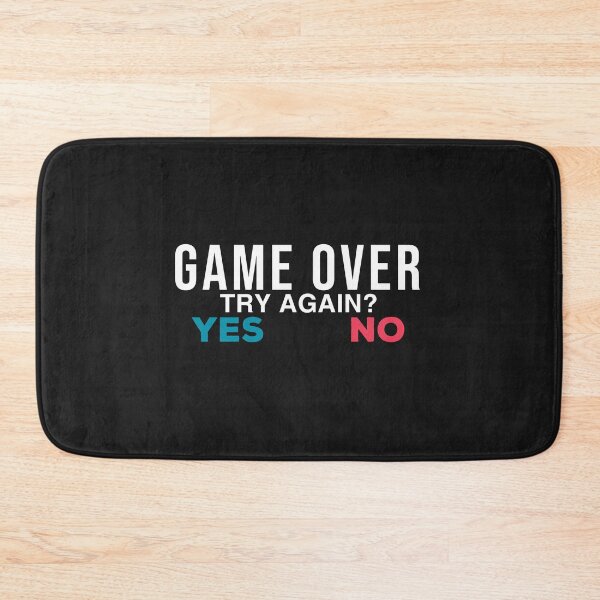 Item preview, Game Over, Try Again? Yes Or No designed and sold by Vexel Studio.