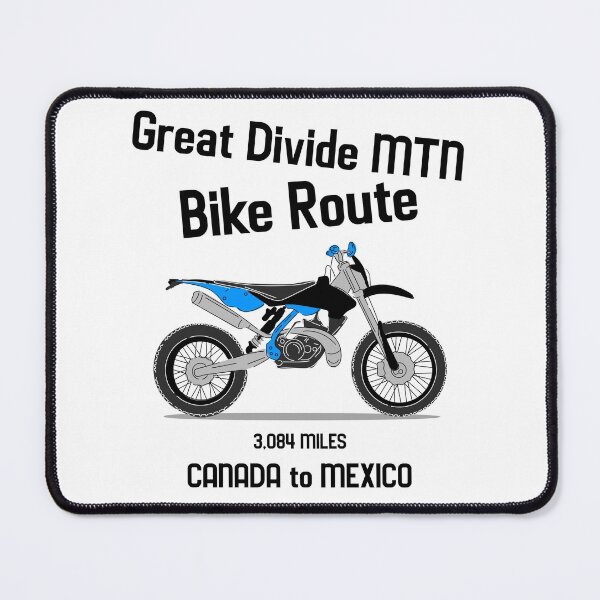 Item preview, Great Divide Mountain Bike Route (MB) Mouse Pad designed and sold by henes88.