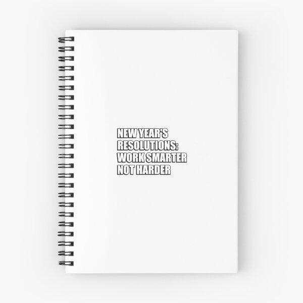 Item preview, New year resolutions - work smarter not harder designed and sold by Inspirationmotivation.