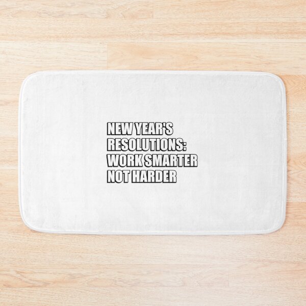 Item preview, New year resolutions - work smarter not harder designed and sold by Inspirationmotivation.