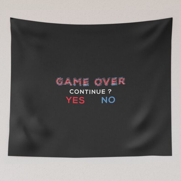 Item preview, Game Over, Continue? Yes Or No designed and sold by Vexel Studio.