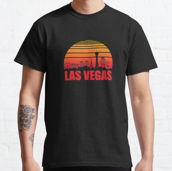 Camisa de Las Vegas camiseta Skyline de Las Vegas camisa de 