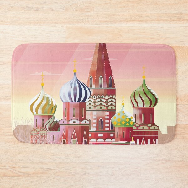 Item preview, Moscow russia travel poster designed and sold by Arctic frame studio.