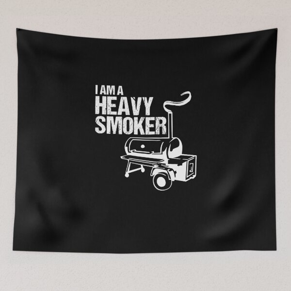 Item preview, Heavy Smoking Smoker A Pitmaster Grilling Barbecue designed and sold by Nessshirts.