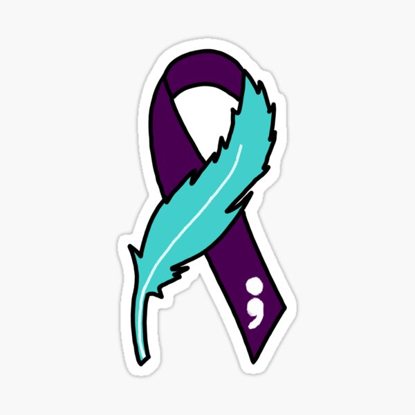 Tattoo uploaded by Crystal W  Again not my tat RED and PURPLE awareness  ribbon to symbolize suicidedepressionalcoholsubstance abuse I hold the  importance of these ribbons near and dear to my heart
