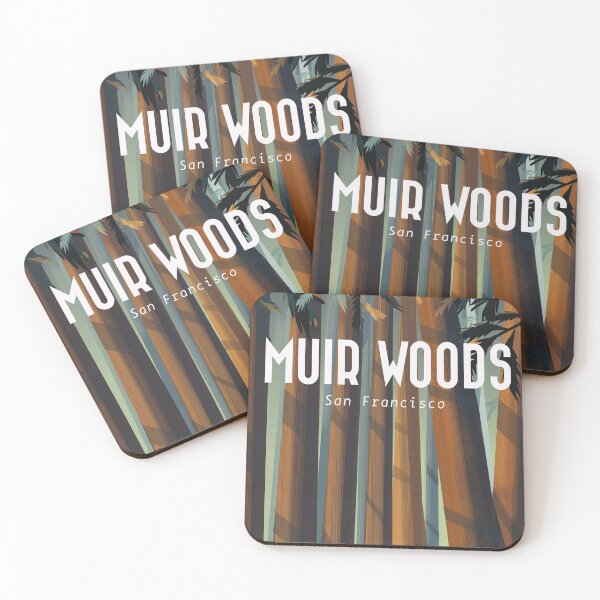 Item preview, Muir woods san francisco poster designed and sold by Arctic frame studio.