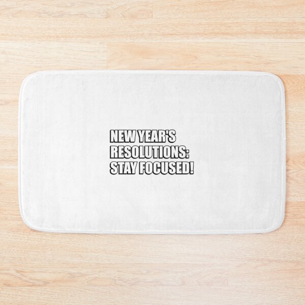 Item preview, New year resolutions - Stay focused designed and sold by Inspirationmotivation.