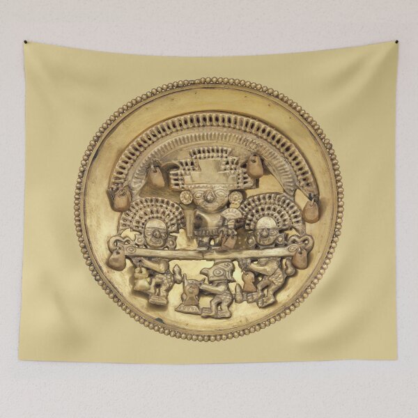 Item preview, Peruvian golden pre columbian art designed and sold by PatsIsland.