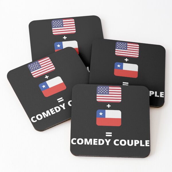 Item preview,   us flag and texas flag  comedy couple designed and sold by salahnewdesign.