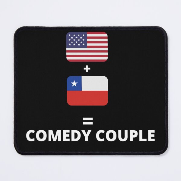 Item preview, us flag and texas flag comedy couple designed and sold by salahnewdesign.