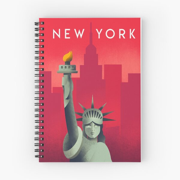 Artikelvorschau, New York, Reiseplakat, entworfen und verkauft von Arctic frame studio.