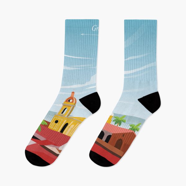 Item preview, Nicaragua Granada travel poster designed and sold by Arctic frame studio.