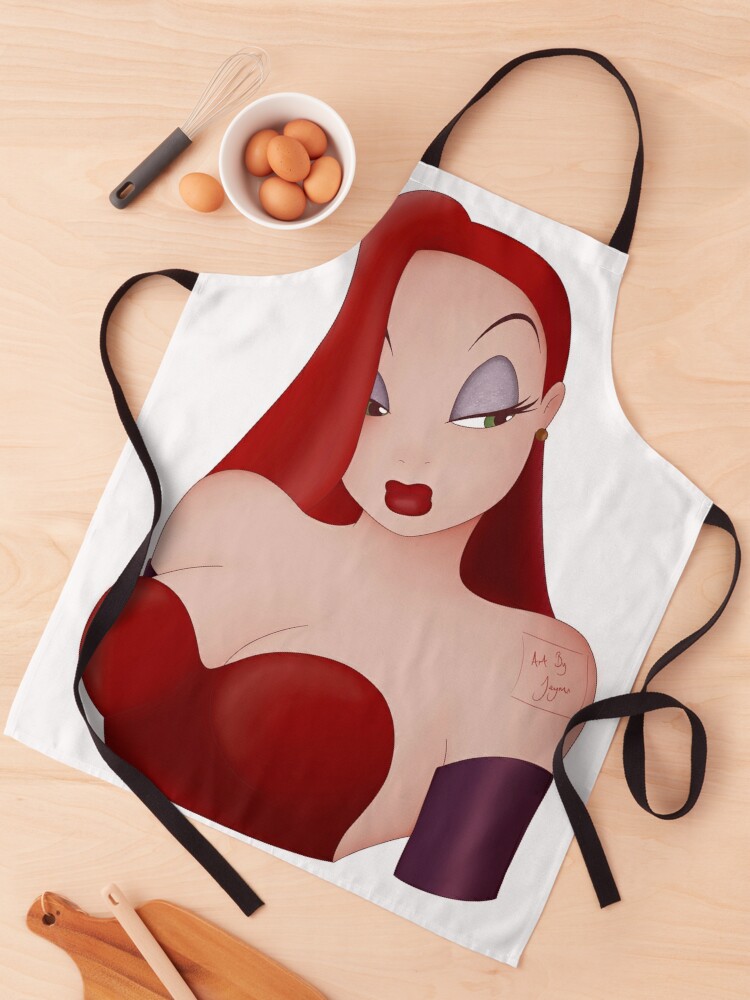 Delantal «Jessica Rabbit» de ohdamnitsjaymi | Redbubble