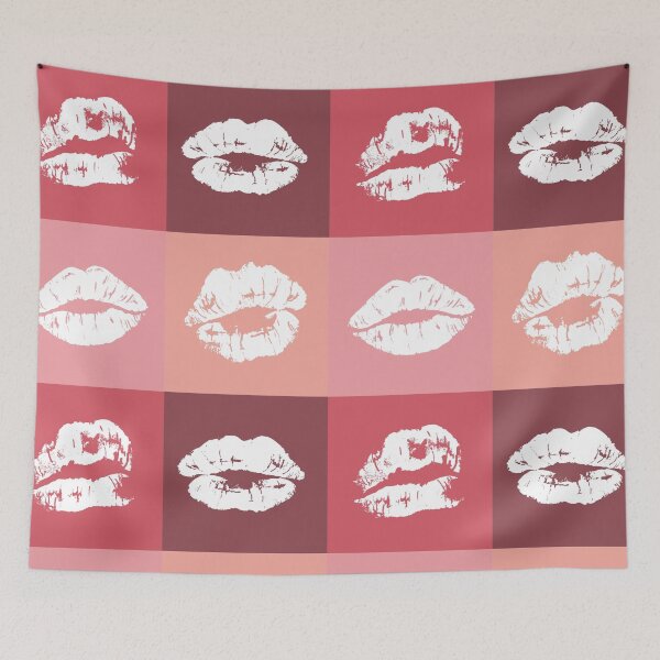 Item preview, Pink Lipstick Print  designed and sold by newburyboutique.