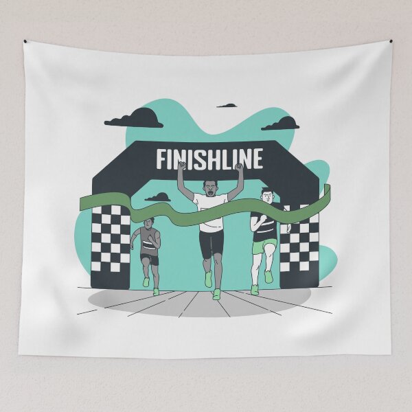 Item preview, Finishline classic,funny finishline designed and sold by aydidi.