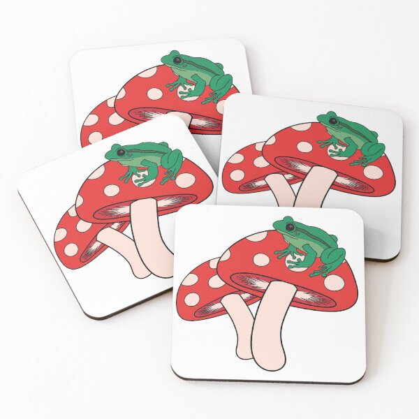 Item preview, Frog on a toadstool  designed and sold by cauldronbubbles.