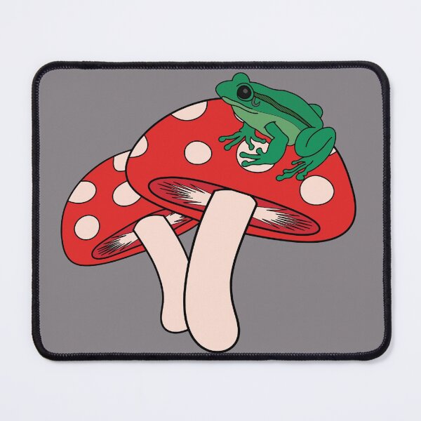 Aperçu de l'œuvre Grenouille sur un champignon vénéneux créée et vendue par cauldronbubbles.