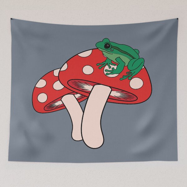Item preview, Frog on a toadstool  designed and sold by cauldronbubbles.