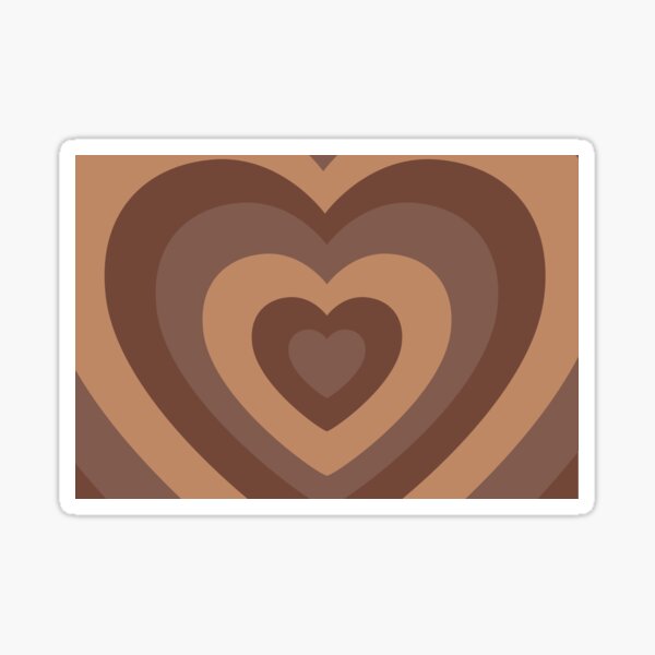 Y2k Brown Hearts Powerpuff Cute Soft Girl E Girl Sticker For Sale By Cookiecattt Redbubble 