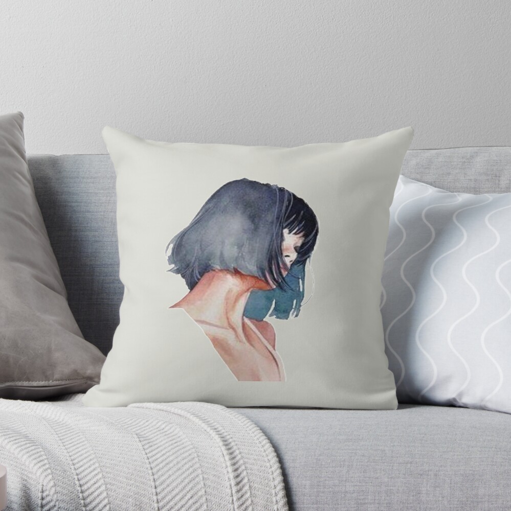 Pulp Fiction Aesthetic Short Hair Throw Pillow By Ice Cold