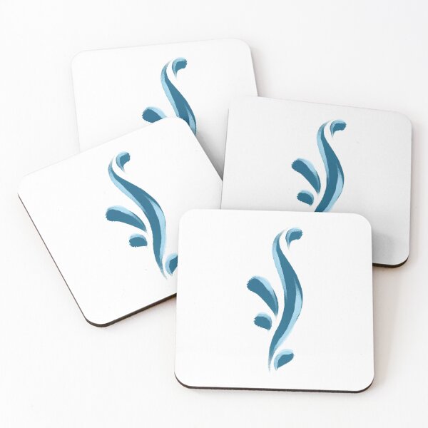 Item preview, Simple Dark Teal and Blue Rosemaling designed and sold by blu--thursday.