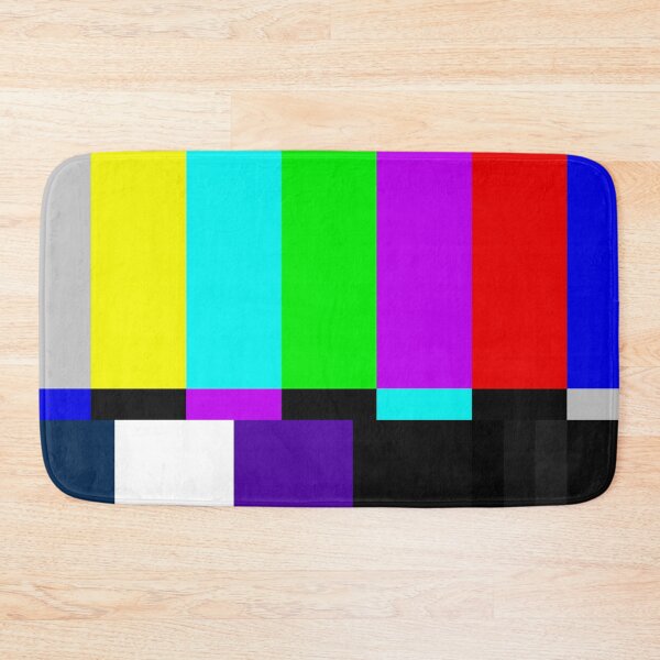 Item preview, TV Color Bars White Background  designed and sold by DeYoungFashion.