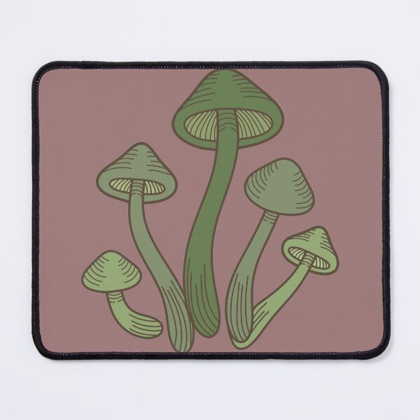 Item preview, Green mushrooms  designed and sold by cauldronbubbles.