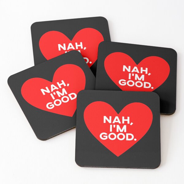 Item preview, Funny Heart Nah I'm Good Singles Awareness Anti Valentine designed and sold by FTAPS.