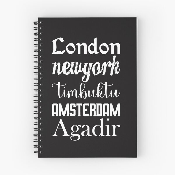 Item preview, NewYork, London, timbuktu, Amsterdam, Agadir designed and sold by MehdiRA.